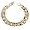 497 Bransoletka elegancka złota 19cm pozłacana 14k Xuping